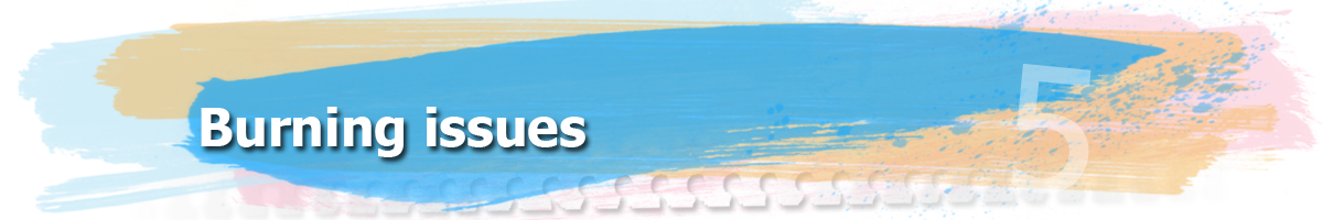 Modul 5. Burning issues